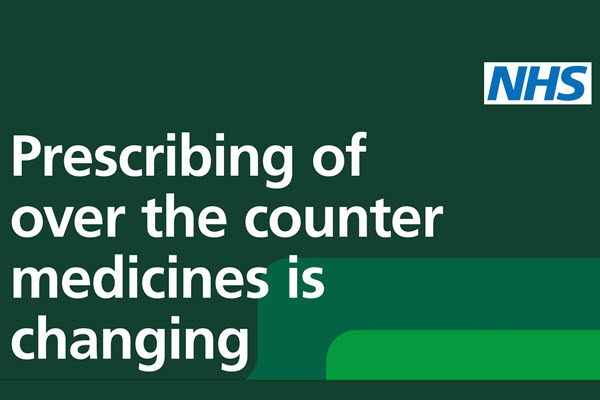 Prescribing of over the counter medicines is changing
